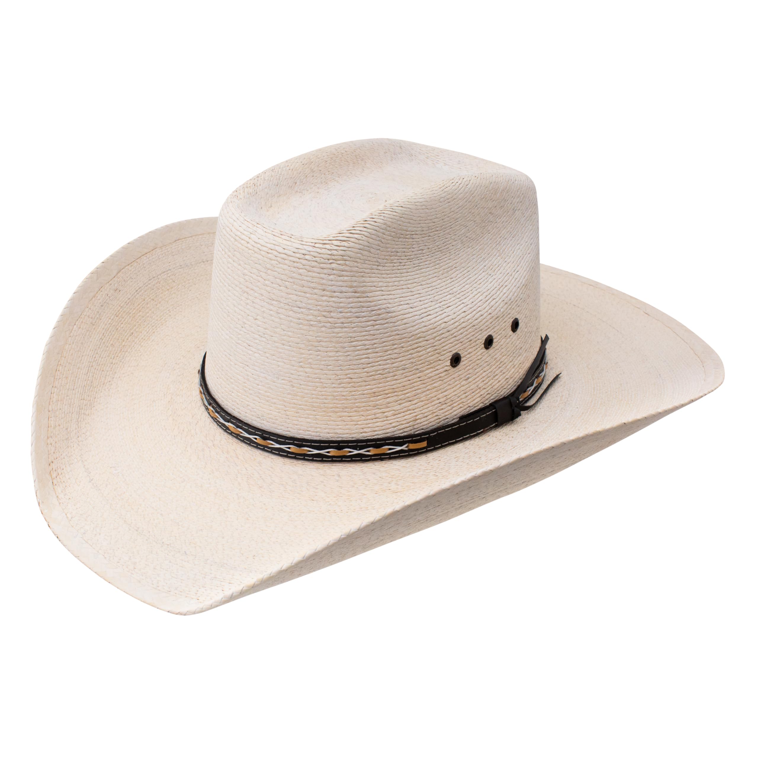 Stetson SSSQRE-7940 Square Eyelets Reg Oval Hat for Men Summer Wide Brim Sun Hats Stylish and Cool Protection UPF 50+ 7